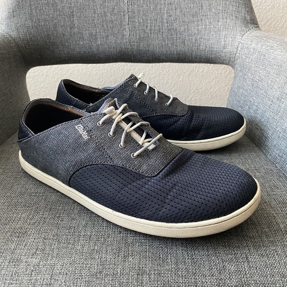 OluKai Other - Olukai Mens Shoes Size 10 Nohea Moku Gray Blue Slip On